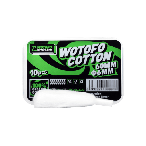 Wotofo 6mm Organic Cotton 10pcs