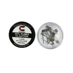 MTL Fused Clapton ~0.8ohm Ni80 2.5mm - 10pcs