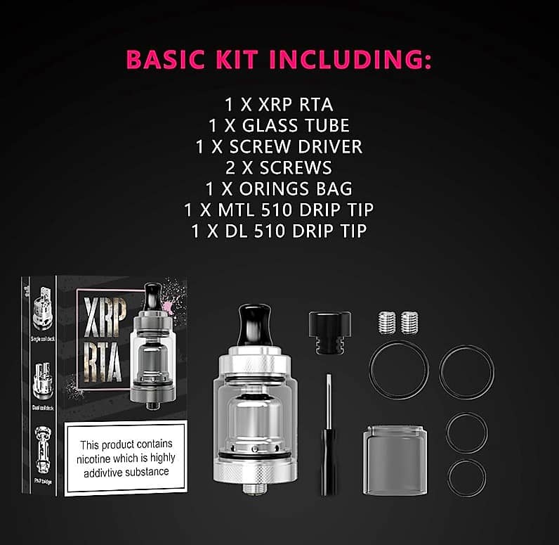 MECHLYFE x Fallout Vape XRP RTA 24mm 3.5ml Basic Kit MTL