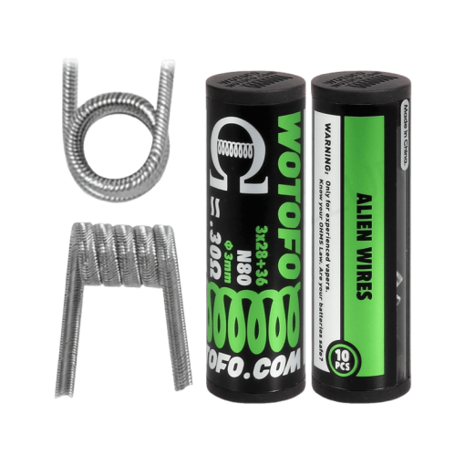 Wotofo Ni80 Alien Coils 3x28+36G Ø3.0mm~0.30Ω 10pcs