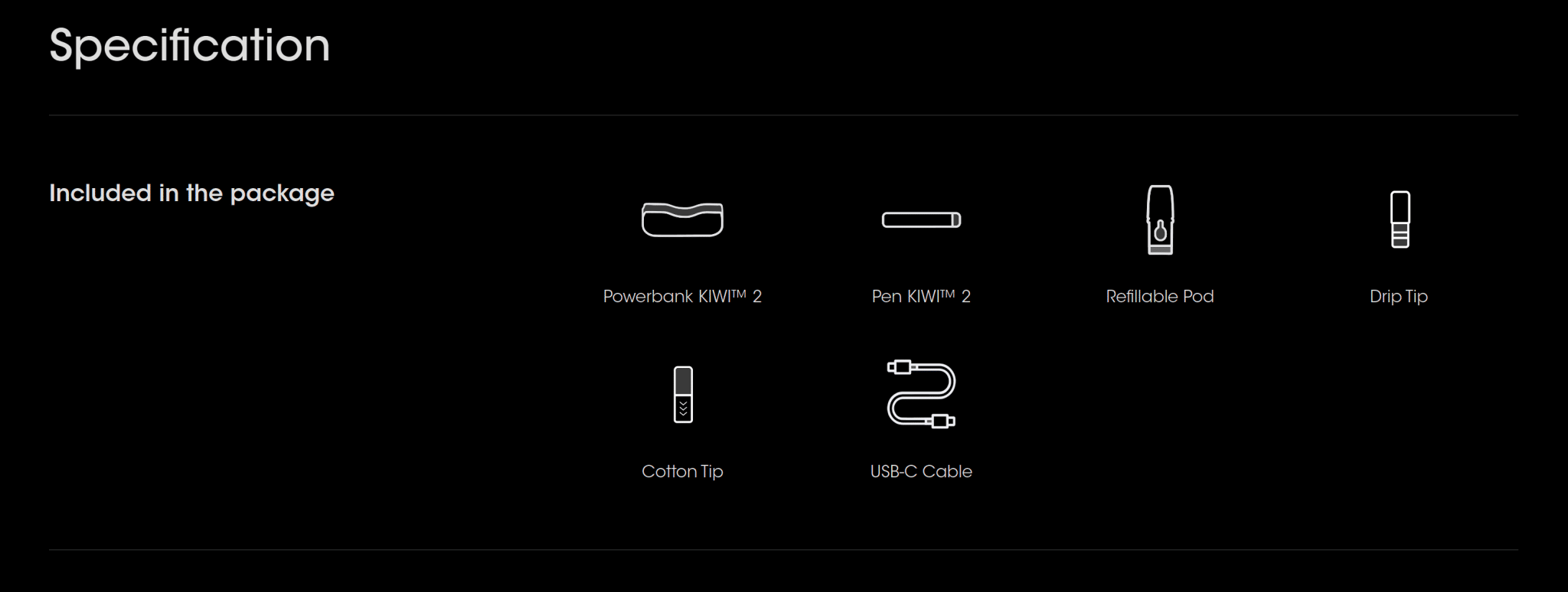 KIWI™ 2 MTL Starter Kit Banner5