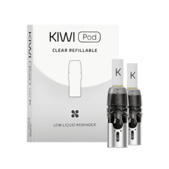 KIWI™ 2 Cartridge1.8ml 0.8ohm Clear Black