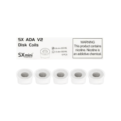 SXmini ADA v2 0.6Ω SS316L Disk Coils