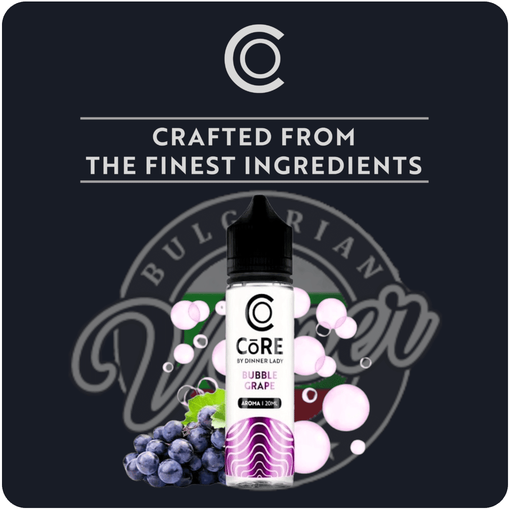 CoRE by Dinner Lady Bubble Grape 20ml for 60ml Banner - VaperBG.com