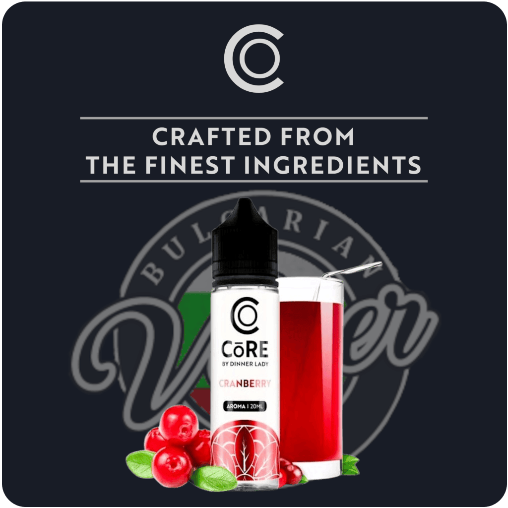 CoRE by Dinner Lady Cranberry 20ml for 60ml Banner - VaperBG.com