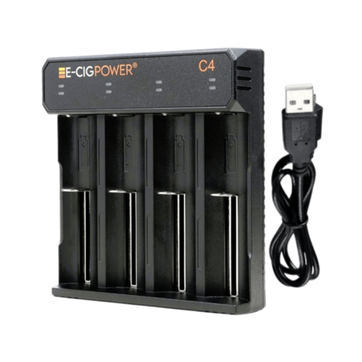 E-Cig Power C4 USB Type C LED Battery Charger