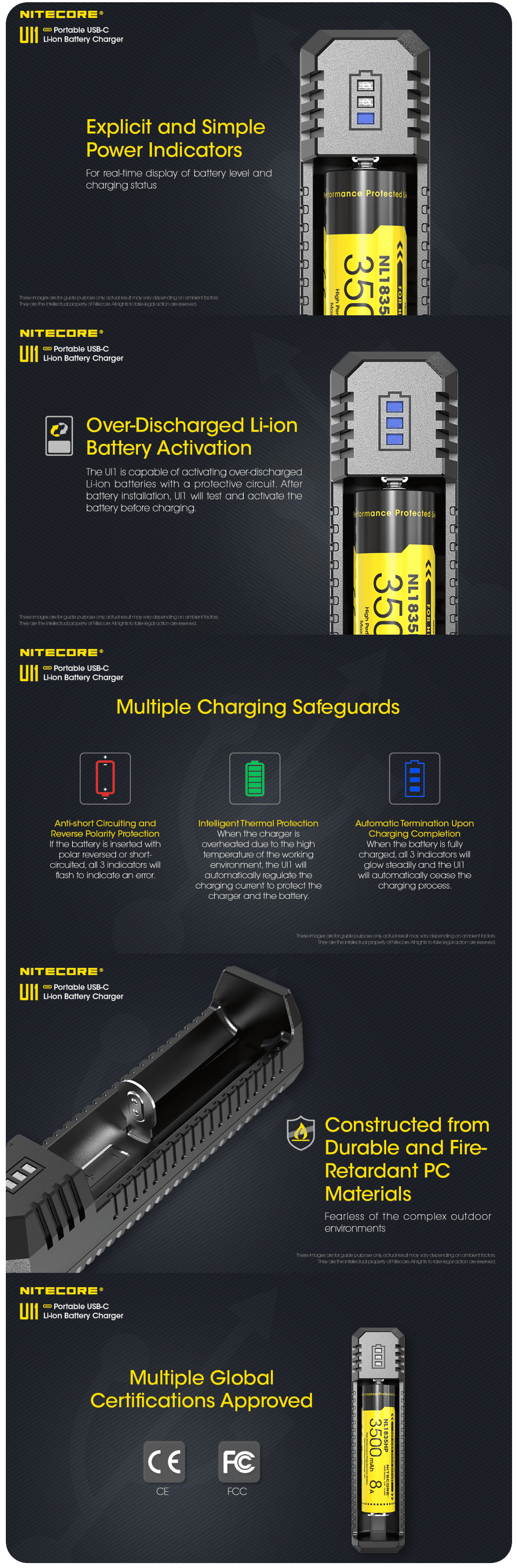 NiteCore UI1 Battery Charger Banner2