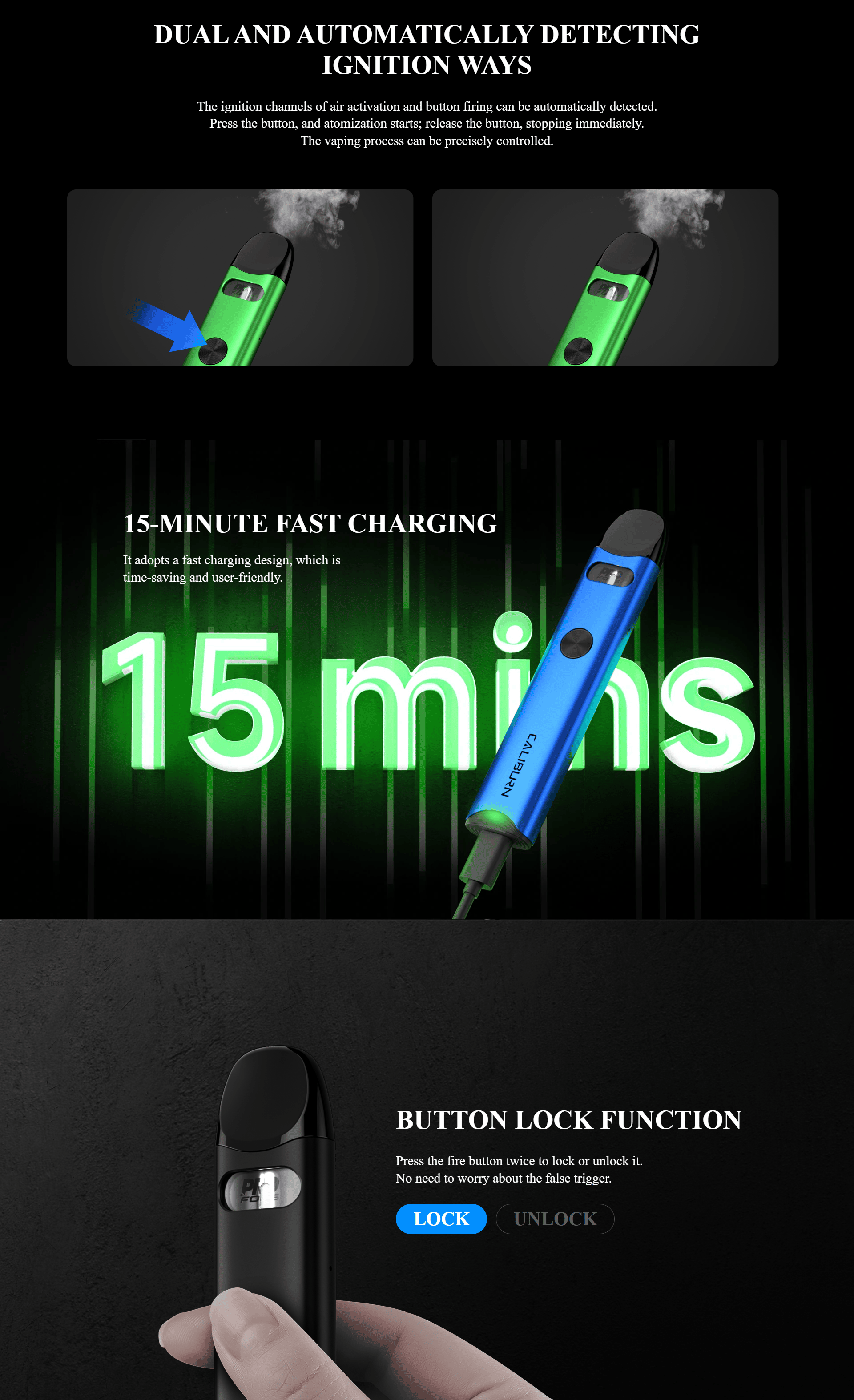 Uwell Caliburn A3 Pod Kit Banner2