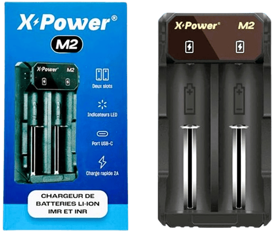 Xpower Charger M2 With Two Slots Banner5