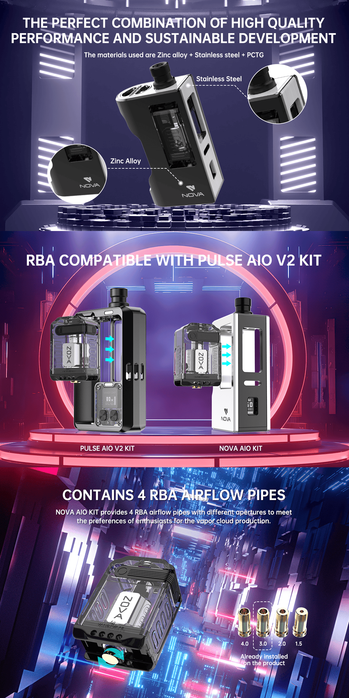 Vandy Vape Nova AIO Kit+Nova Boro RBA Tank 6ml Banner2