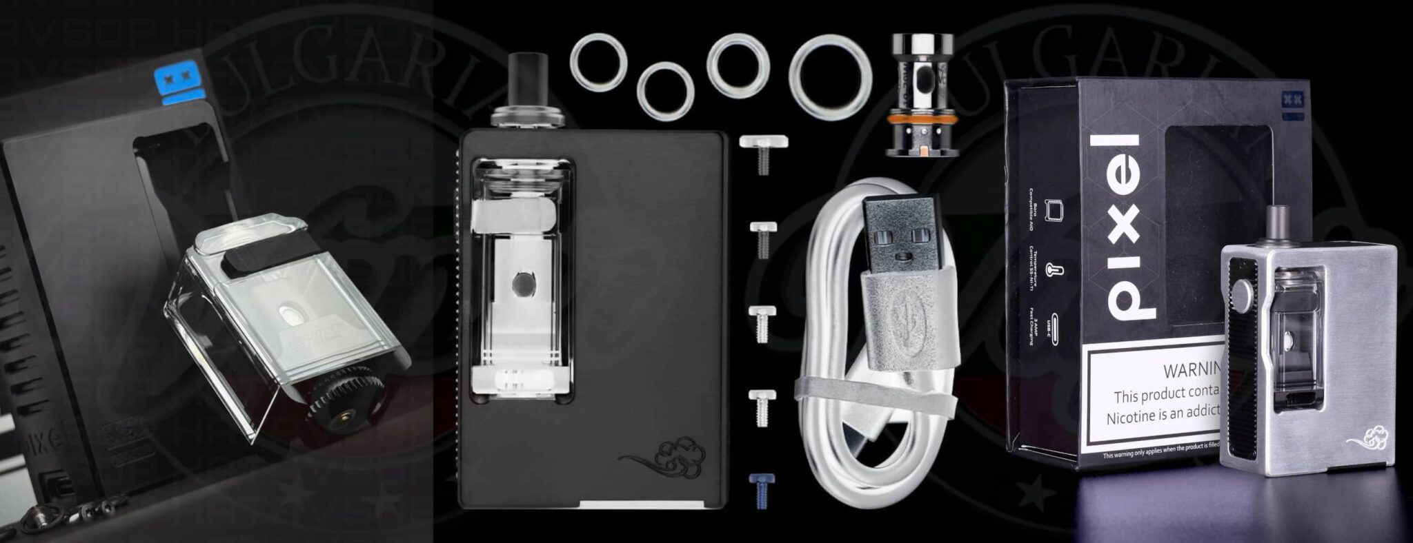 Vaperz Cloud Pixel Boro AIO 60W 3000mAh Kit Banner5