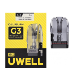 Uwell Caliburn G3 Mesh Pod Cartridge 3ml 0.4Ω