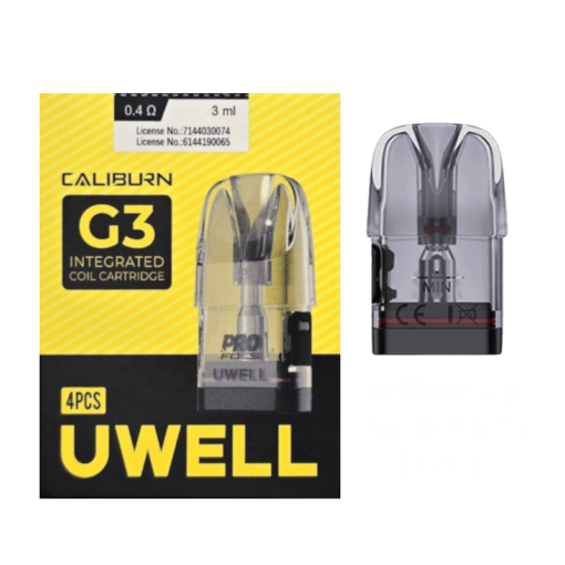 Uwell Caliburn G3 Mesh Pod Cartridge 3ml 0.4Ω