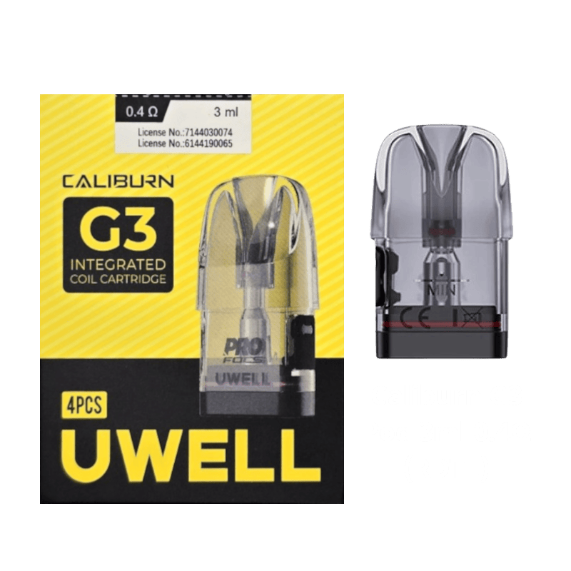 Uwell Caliburn G3 Mesh Pod Cartridge 3ml 0.4Ω