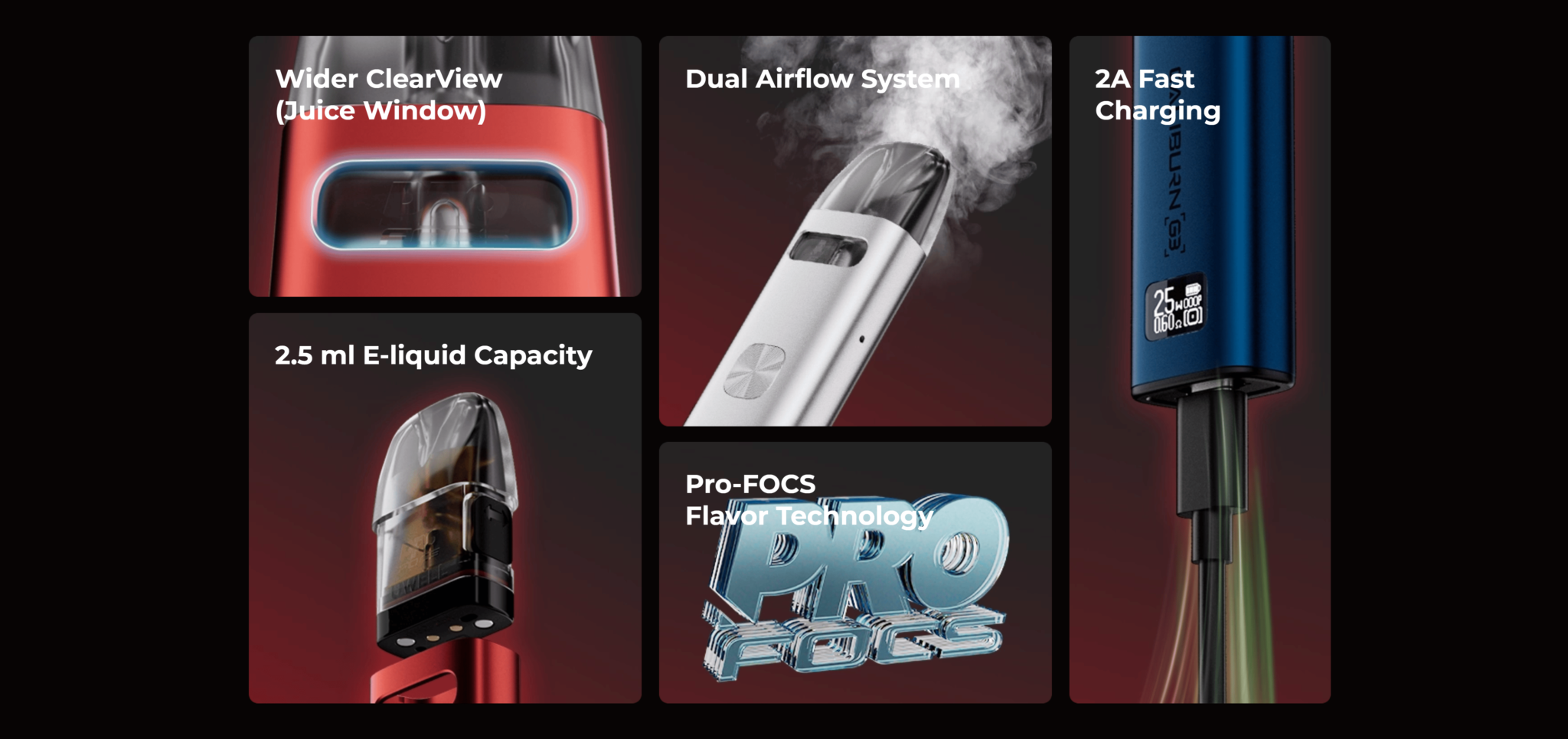 Uwell Caliburn G3 Pod Kit 900mAh 2.5ml 25W Banner4