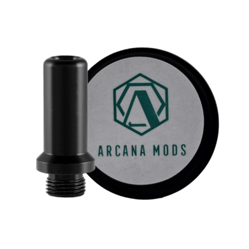 Arcana Slim Drip Tip Black POM by Arcana Mods