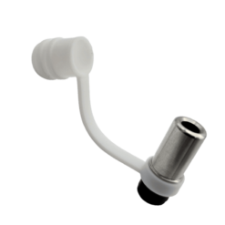 Drip Tip + Silicone Anti Dust Top Cap Silver_