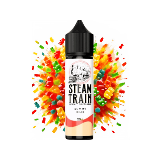 Steam Train Gummy Bear 20ml fo 60ml Disposable Edition