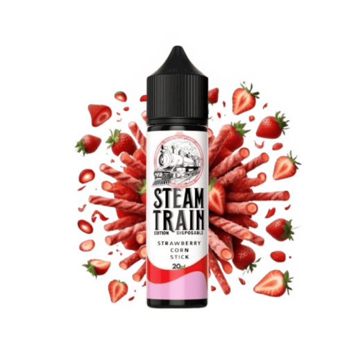 Steam Train Strawberry Corn Stick 20ml fo 60ml Disposable Edition