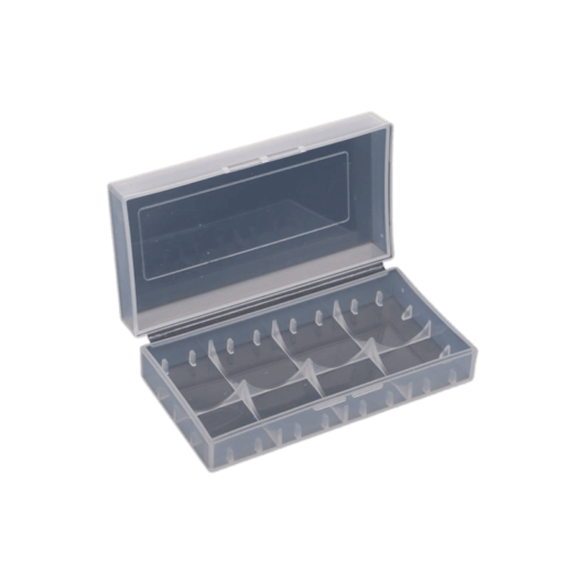 Storage Box for 2X 20700 or 21700 Battery Transparent