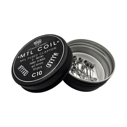Yacht Vape Ni80 MTL Fused Clapton Coils Ø2.5mm ~0.8Ω 10pcs