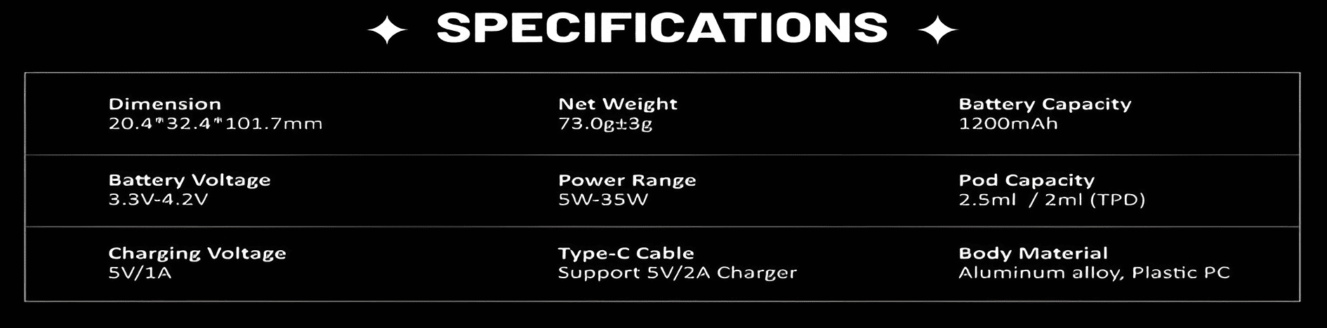 Lost Vape Ursa Cap Pro 1200mAh 2.5ml 35W Pod Kit Banner3