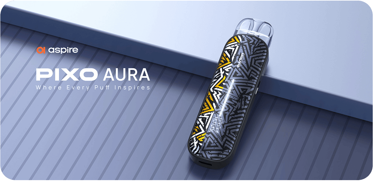 Aspire Pixo Aura Pod Kit 3ml 1300mAh Banner1
