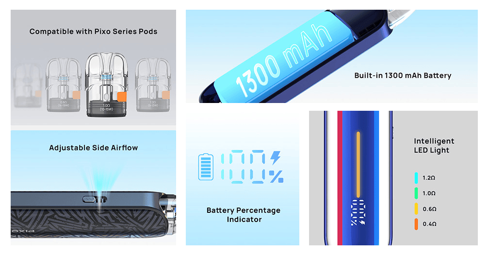 Aspire Pixo Aura Pod Kit 3ml 1300mAh Banner3