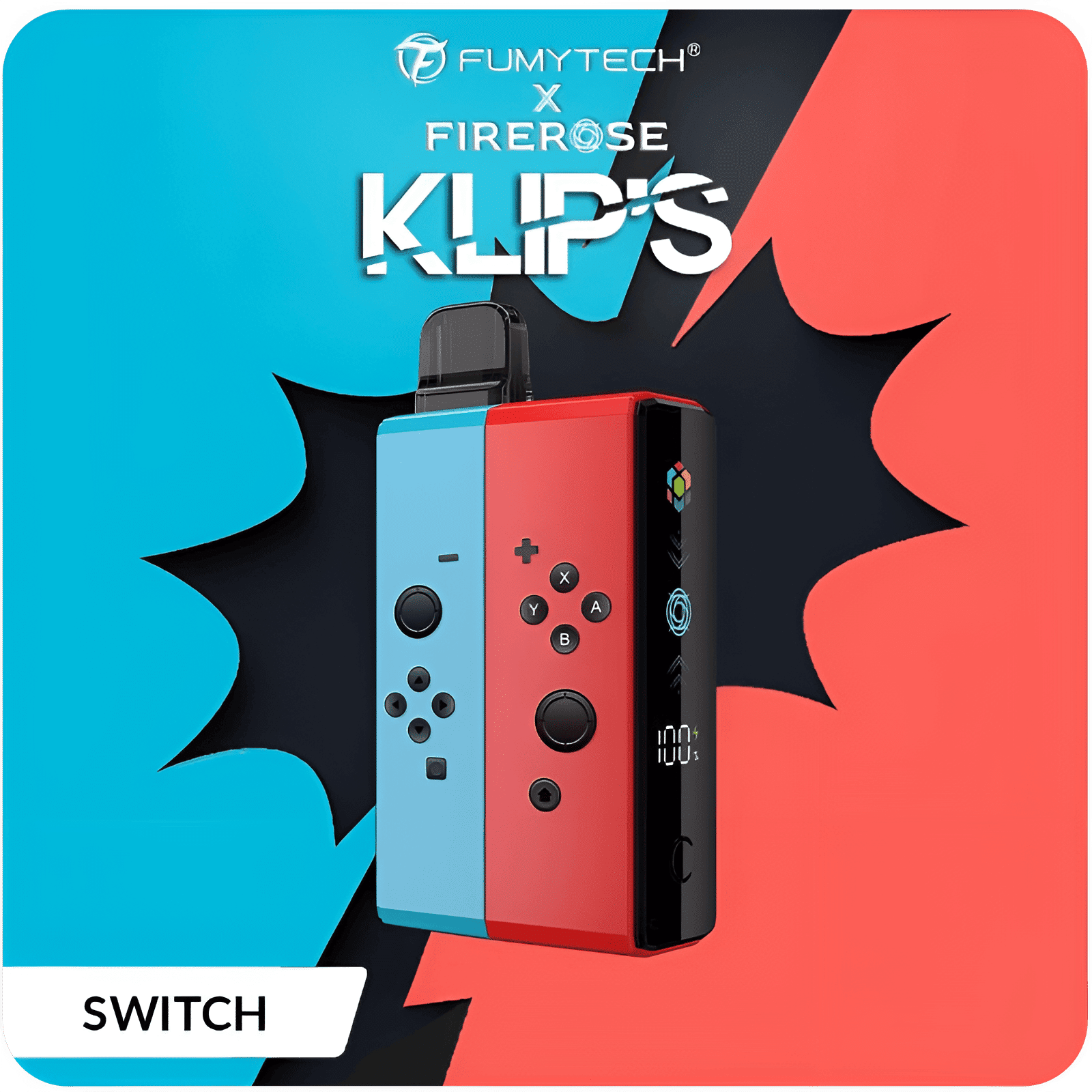 Klip’s Switch 7ml 2200mah Pod Kit Retro Gamer Edition Banner2