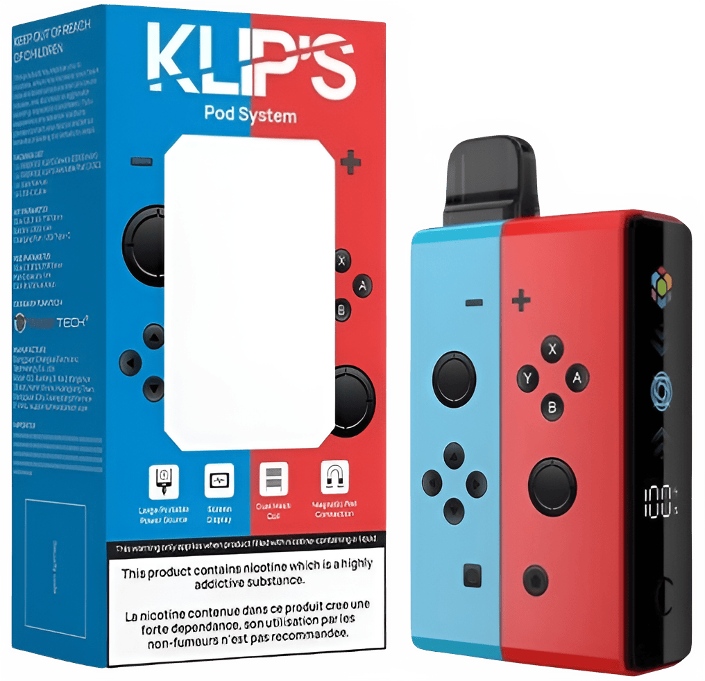 Klip’s Switch 7ml 2200mah Pod Kit Retro Gamer Edition Banner3