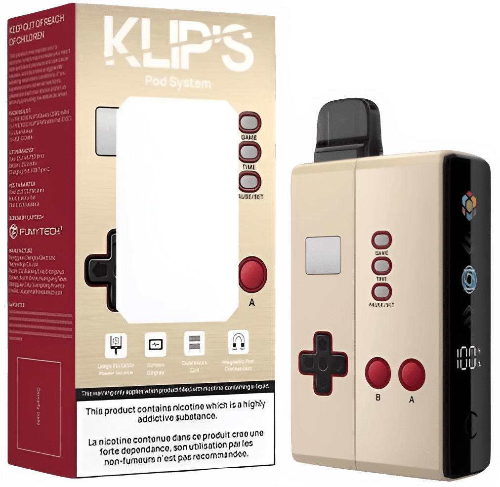 Klip’s Switch 7ml 2200mah Pod Kit Retro Gamer Edition Banner4
