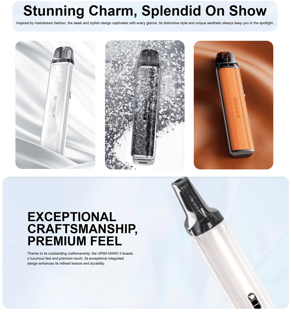 Lost Vape Ursa Nano 3 Pod Kit 2.5ml 1200mAh Banner3