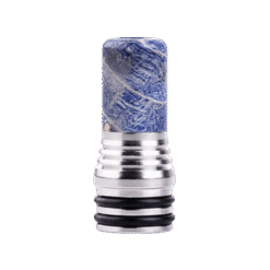 Blue Whisper Resin MTL Drip Tip 510 by Fumytech