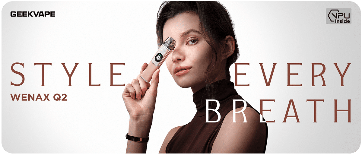 GeekVape Wenax Q2 Pod Kit 3ml 30W 1250mAh Banner1