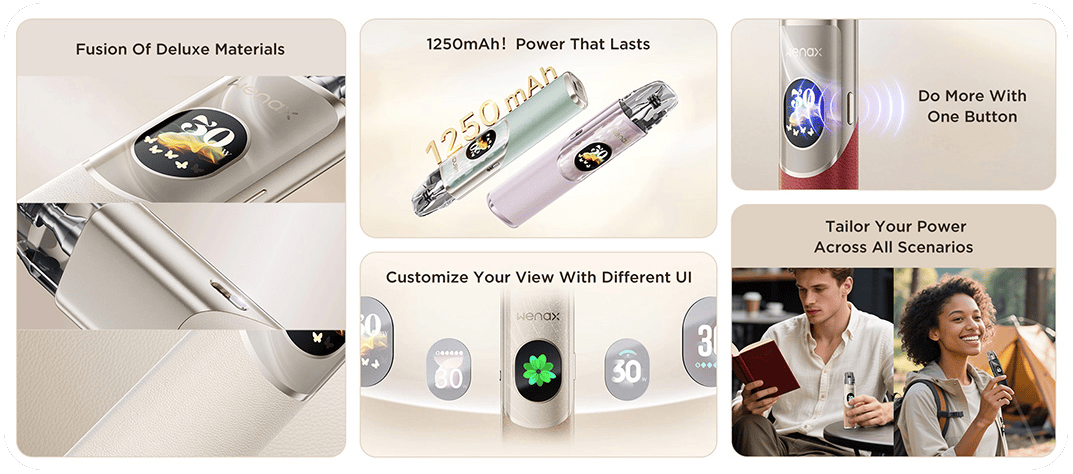 GeekVape Wenax Q2 Pod Kit 3ml 30W 1250mAh Banner3