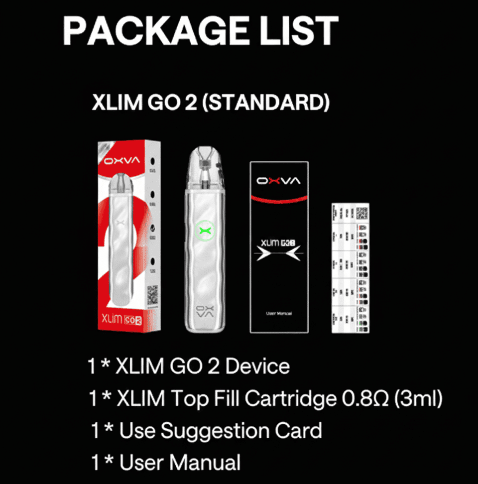 OXVA XLim Go 2 1500mAh 3ml Pod Vape Kit Banner6