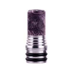 Purple Whisper Resin MTL Drip Tip 510 by Fumytech