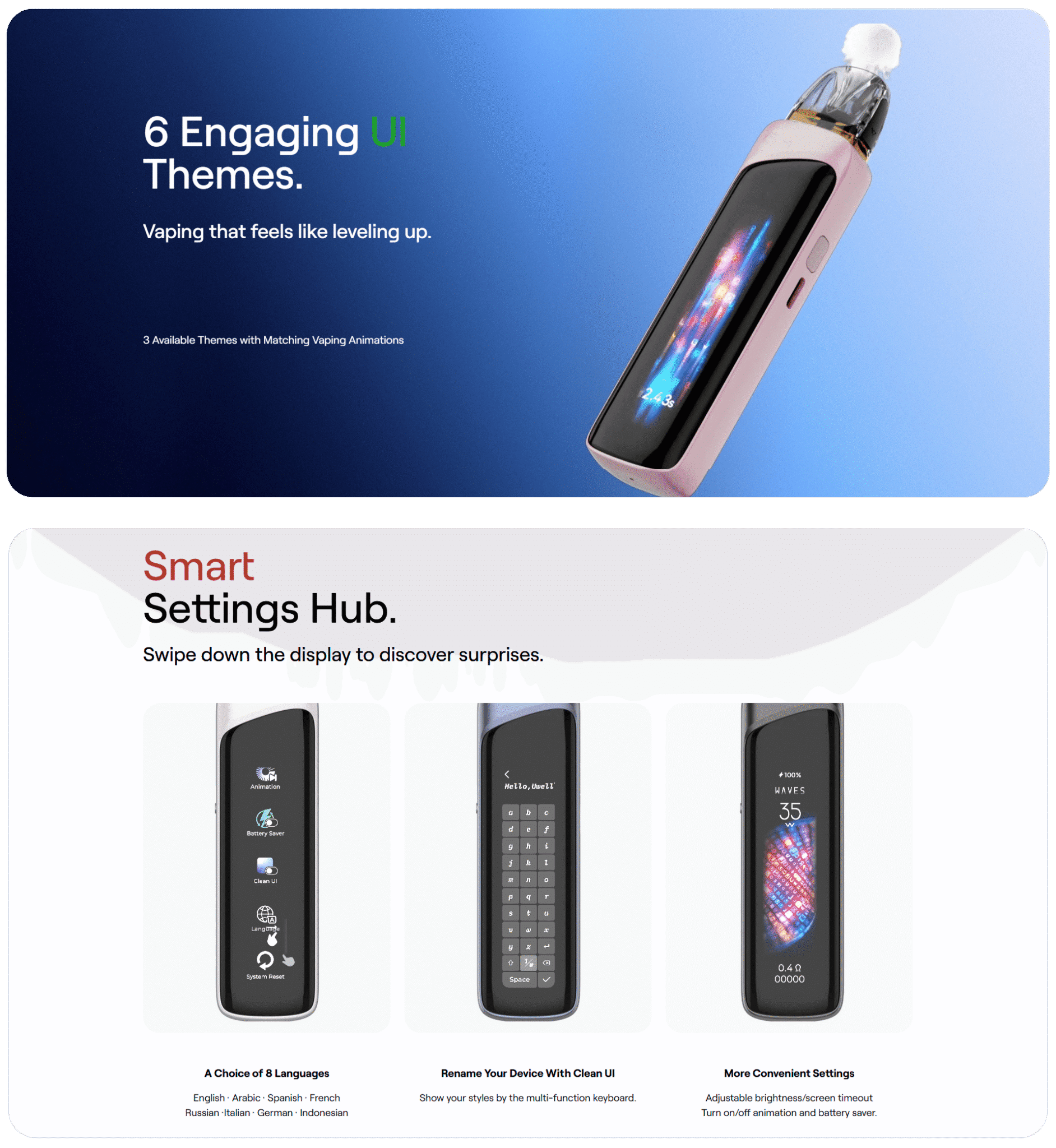 Uwell Caliburn G4 Pro Pod Kit 3ml 35W 1800mAh Banner5