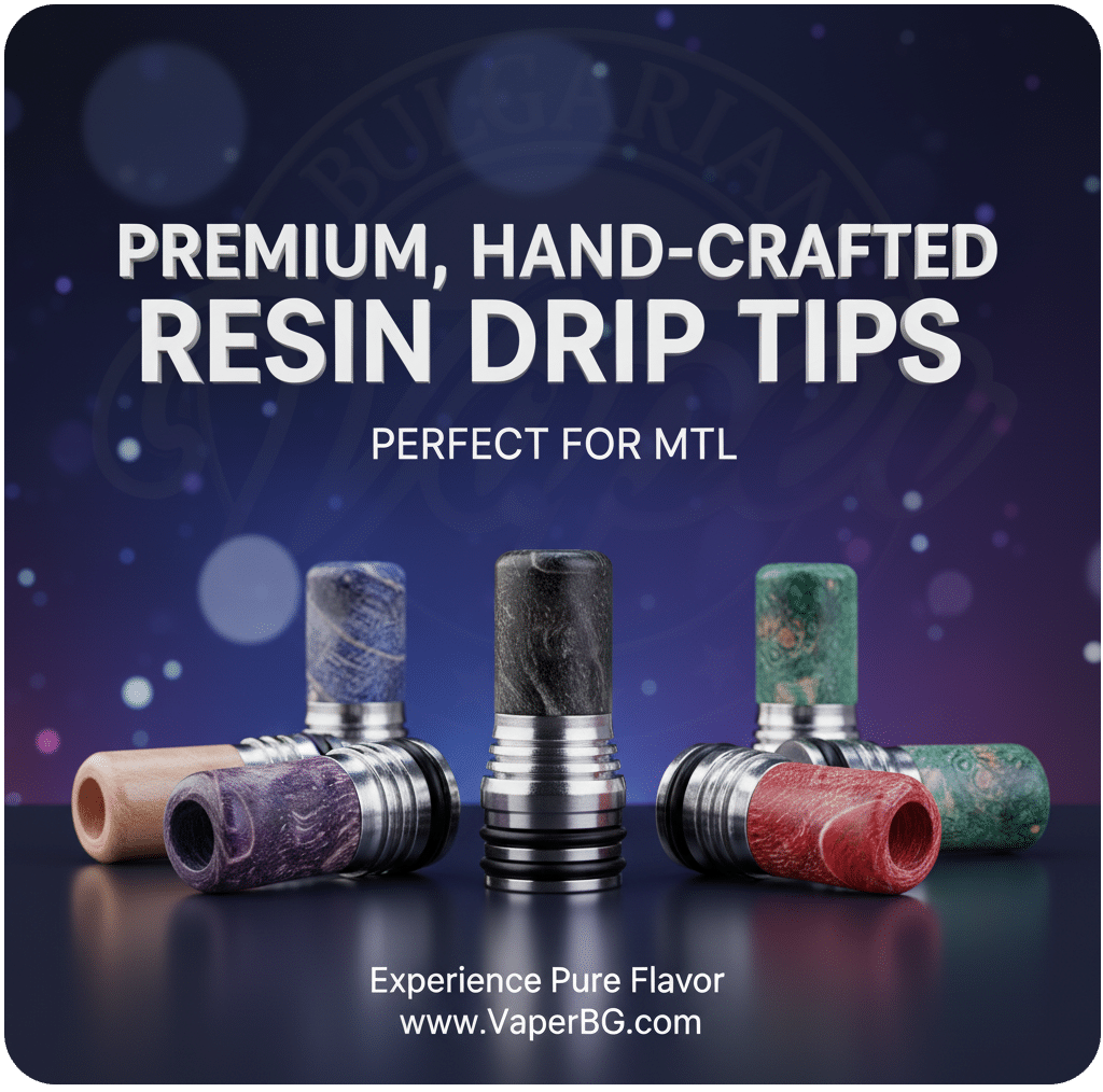 Whisper Resin MTL Drip Tip 510 by Fumytech Banner1