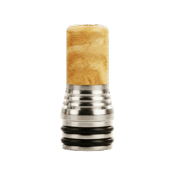 Yellow Whisper Resin MTL Drip Tip 510 by Fumytech