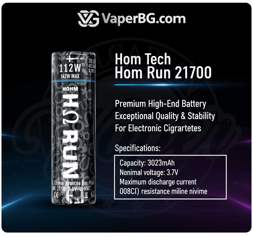 Hohm Tech Hohm Run 21700 39.1A 3023mAh Battery