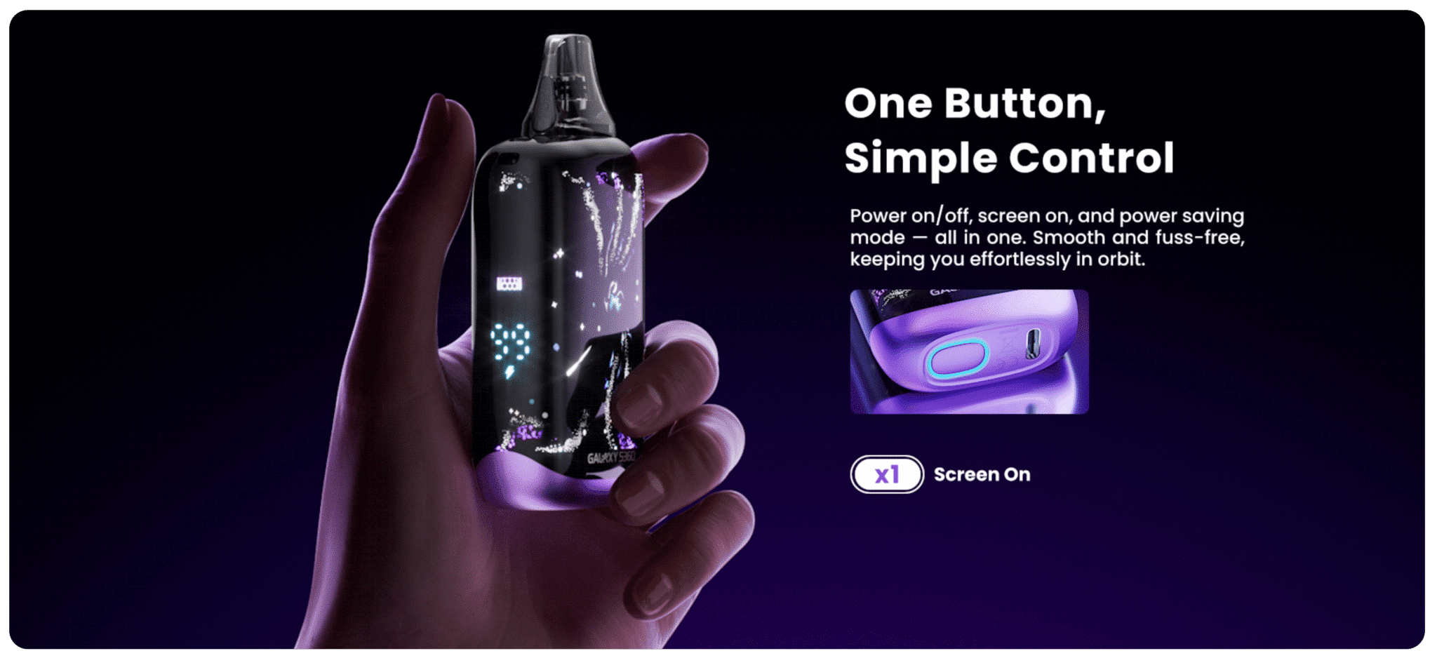 Lost Vape Galaxy S360 Pod Kit 2.5ml 1400mAh Banner7