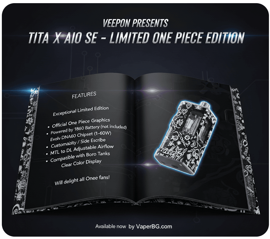 Veepon Tita X AIO SE DNA60 One Piece Limited Edition Banner2