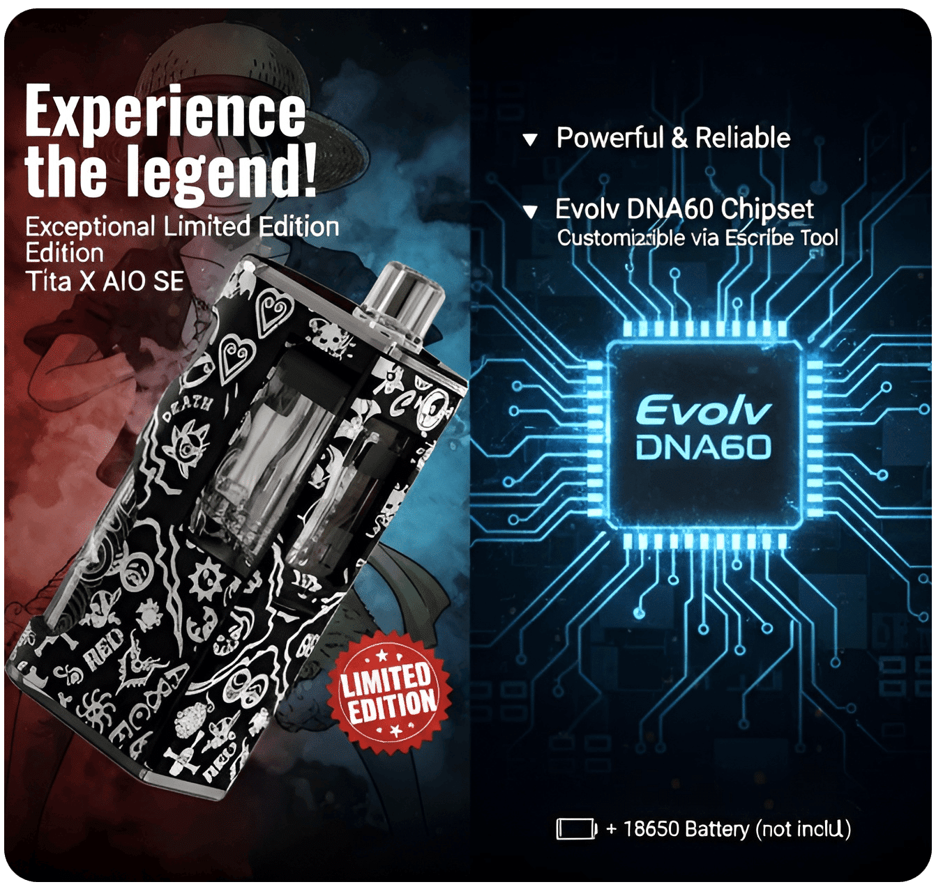 Veepon Tita X AIO SE DNA60 One Piece Limited Edition Banner3