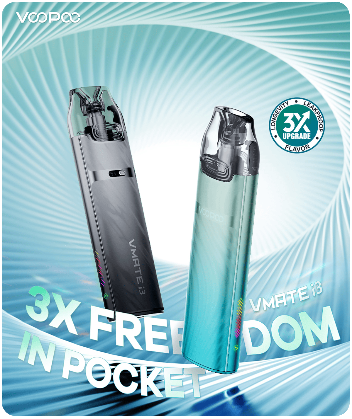 VooPoo VMate i3 Pod Kit 3ml 1500mAh Banner1