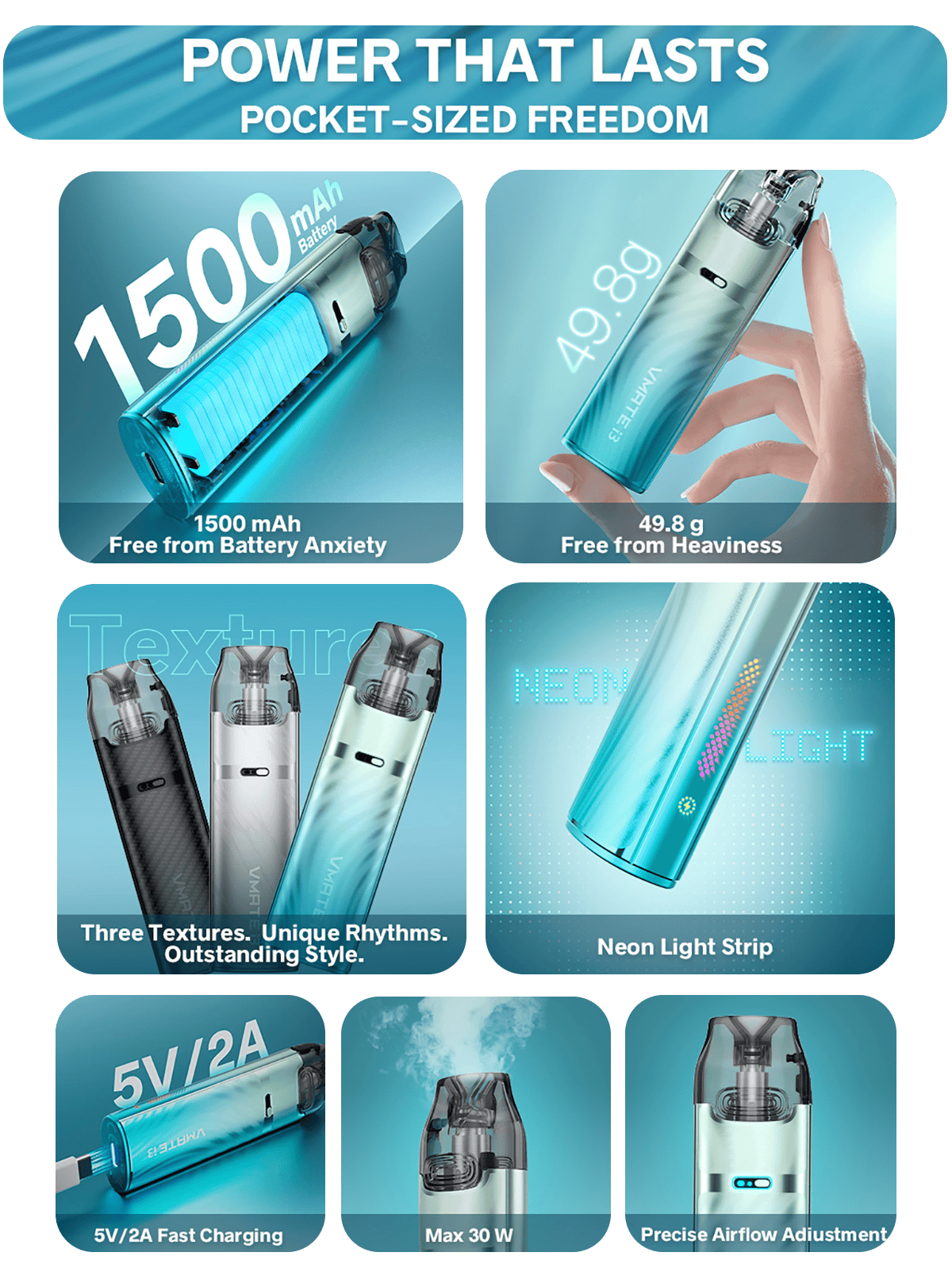 VooPoo VMate i3 Pod Kit 3ml 1500mAh Banner3