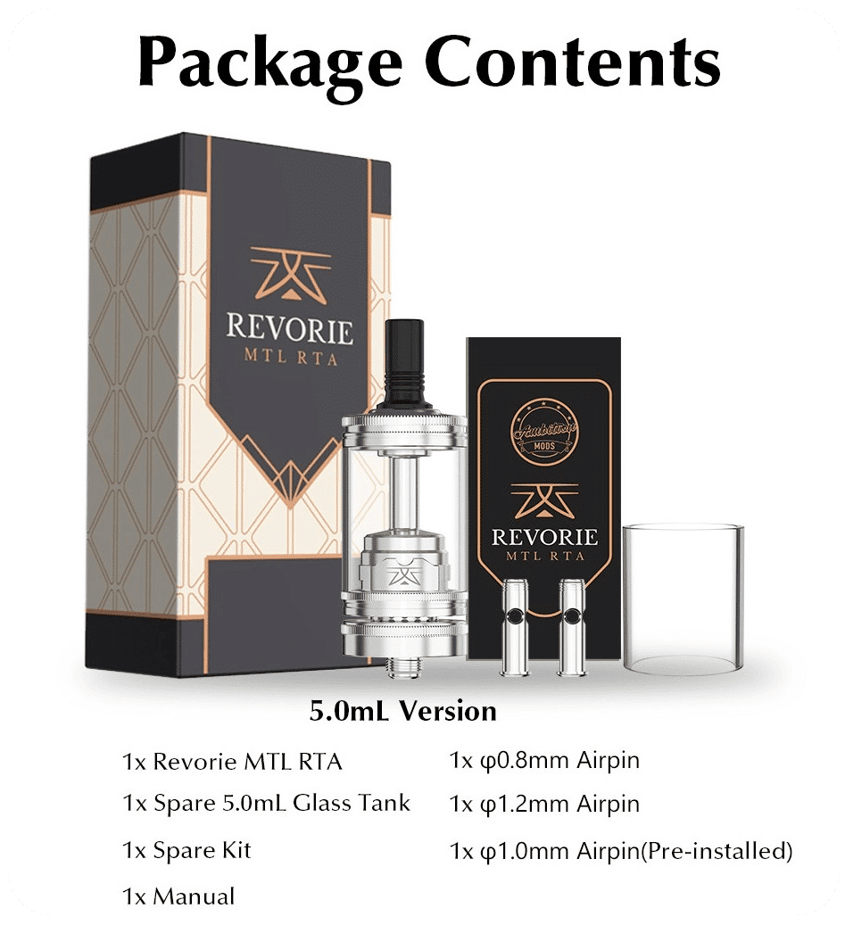 Ambition Mods Revorie MTL RTA 23mm 5ml Banner9