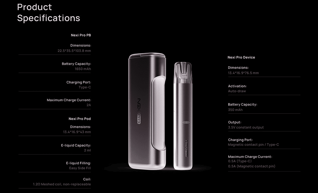 Aspire Nexi Pro 2ml 2000mAh Pod Kit Banner7