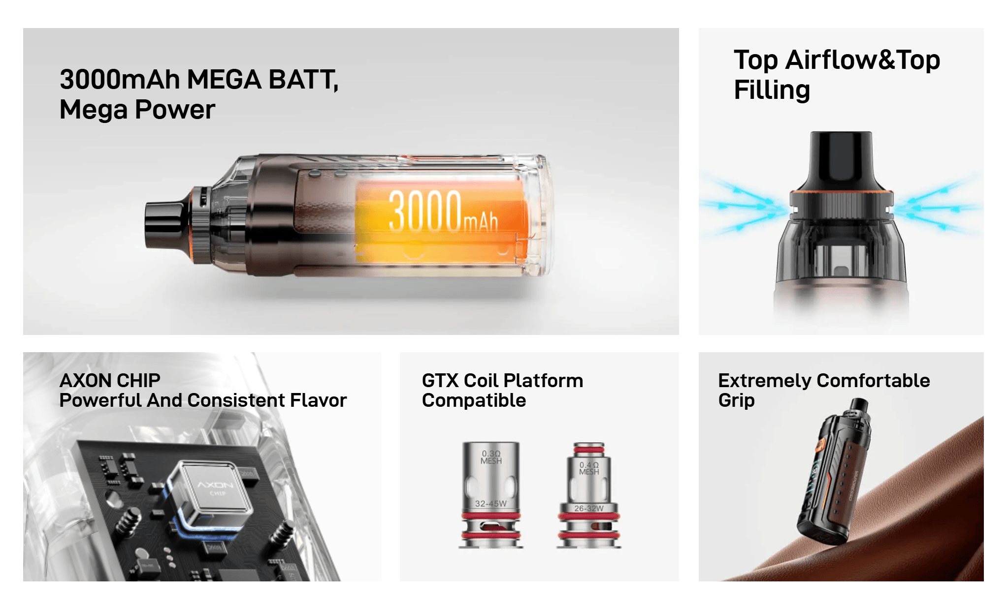 Vaporesso Armour G MTL 3000mAh 5ml Pod Mod Kit Banner2