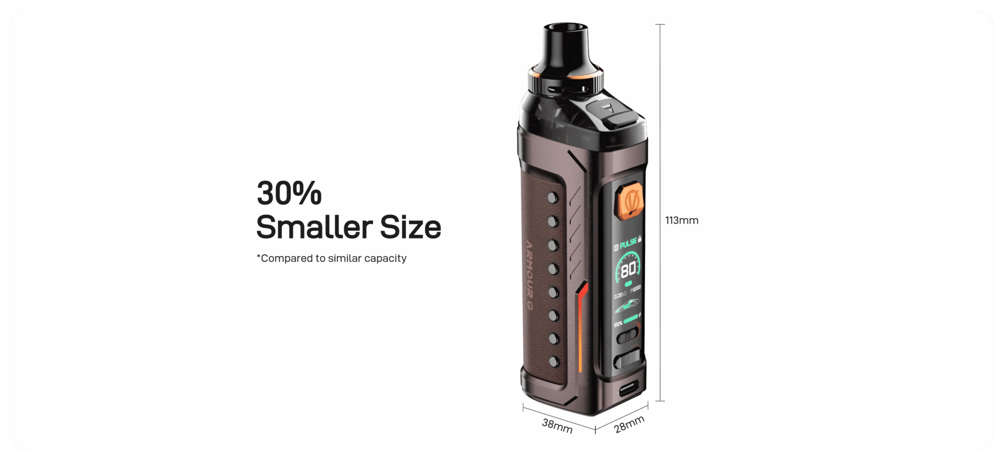 Vaporesso Armour G MTL 3000mAh 5ml Pod Mod Kit Banner3